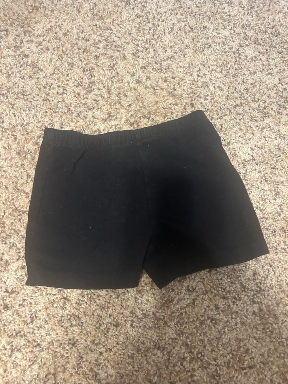 Children’s place girls medium 7/8 black cartwheel shorts like new
